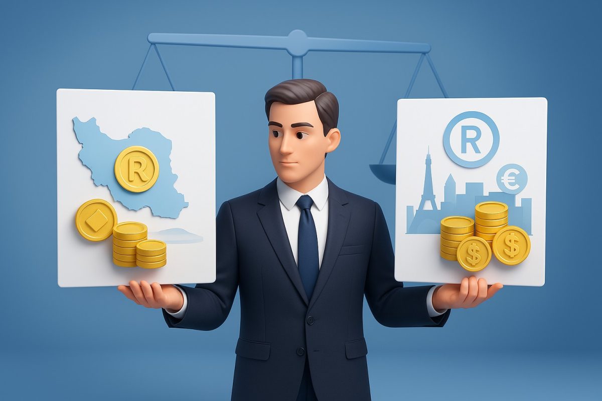 هزینه ثبت برند کشور دیگر