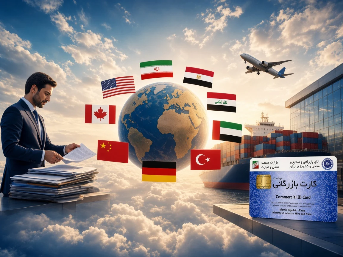 مراحل گرفتن کارت بازرگانی